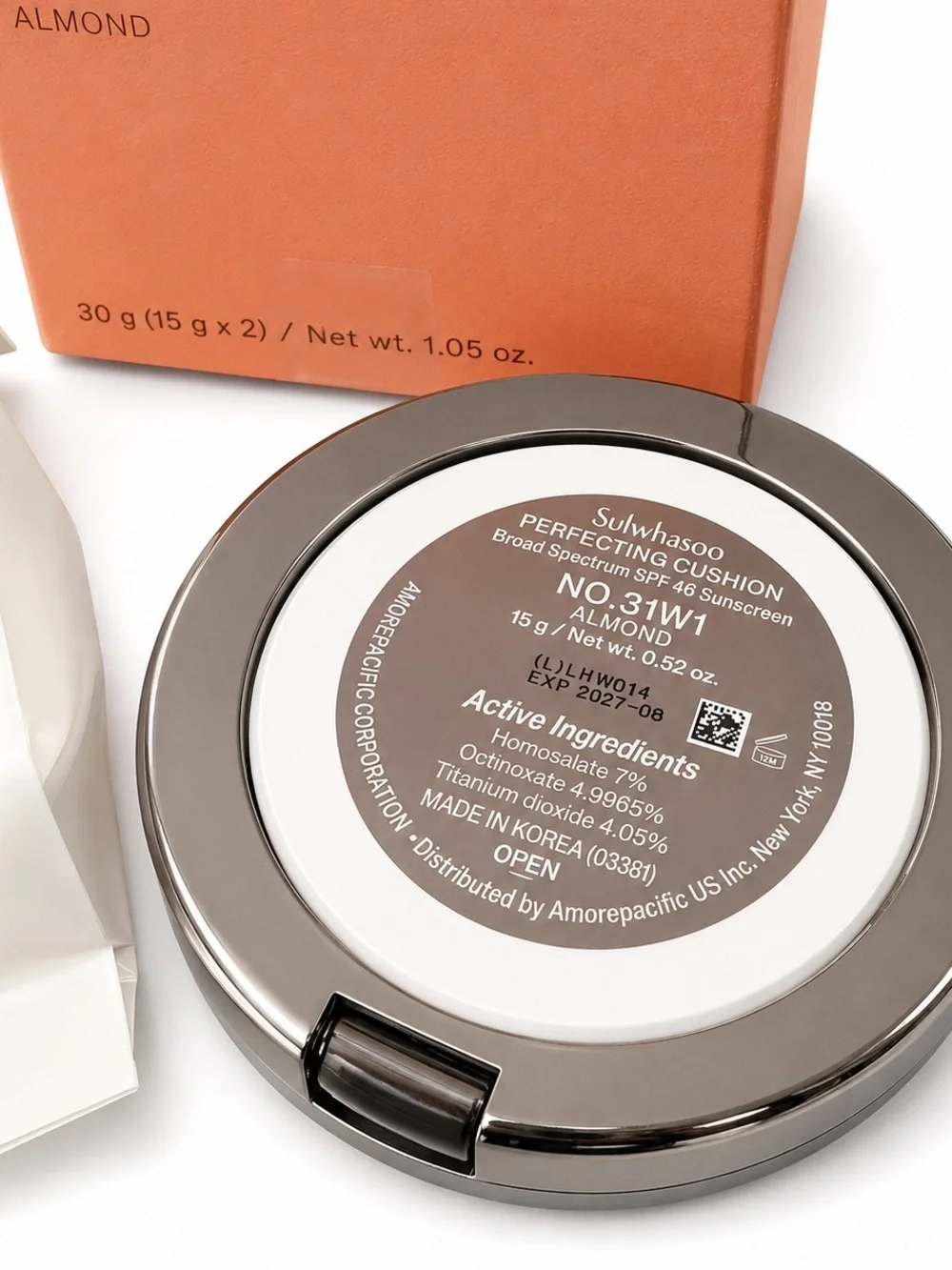 Sulwhasoo Perfecting Cushion SPF 46 - Almond